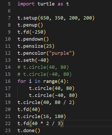 VS code编写Python代码，用turtle画图，程序能够正常执行，但pylint有报错：Module turtle has no ...
