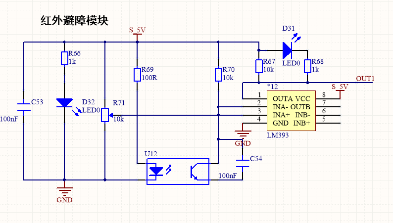 基于stm32f103的红外循迹避障小车设计