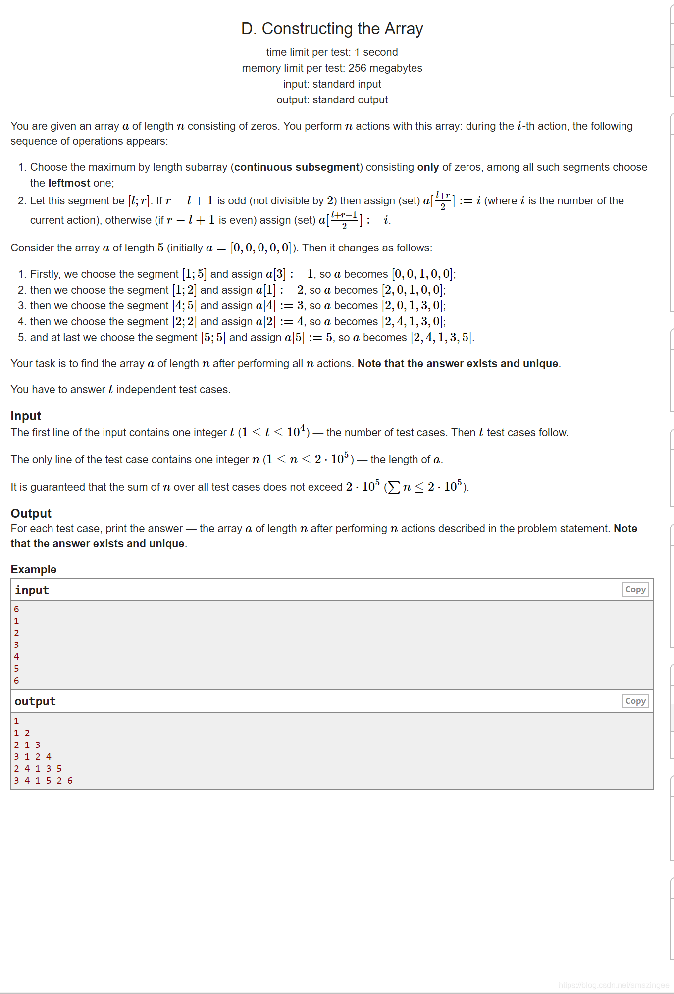 Codeforces Round #642 (Div. 3)D. Constructing the Array(广度优先搜索)数据结构与算法amazingee的博客-