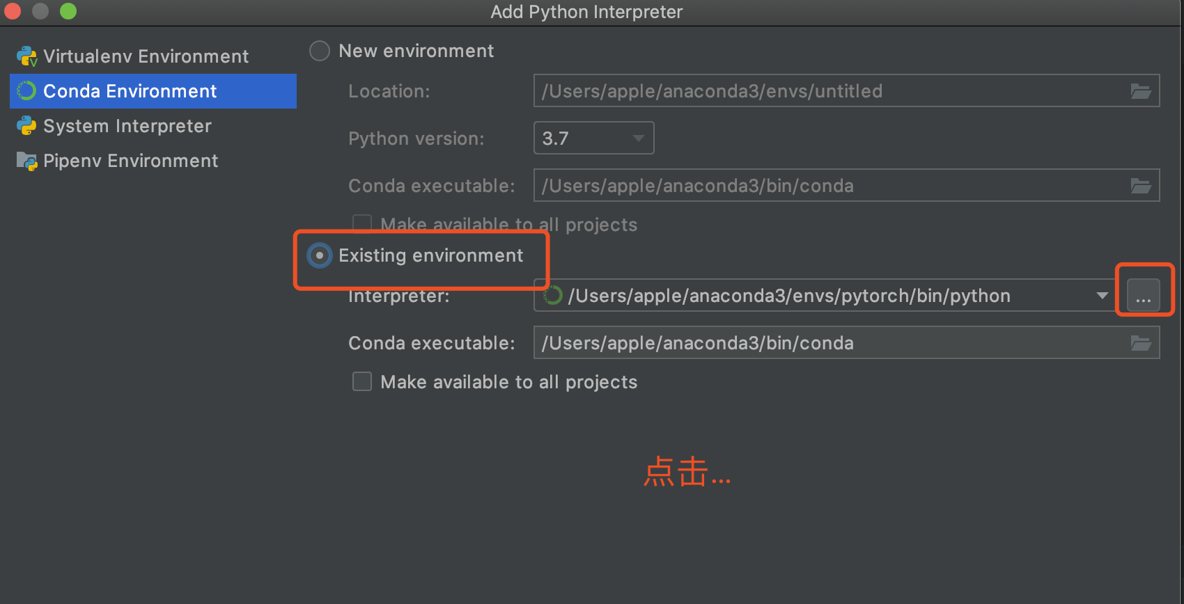 How to make Pycharm use the Python environment under Anaconda ...