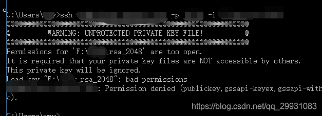 Windows下面如何更改文件权限（Warning: Unprotected Private Key File!）_阳阳鸭的博客-Csdn博客
