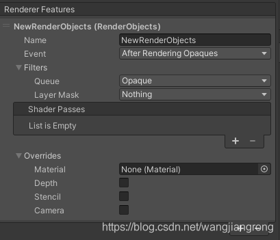 URP 渲染顺序设置 RenderObjectsURP,render order,渲染顺序王王王渣渣的博客-