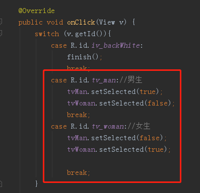 用selector设置控件选中和未选中状态的背景图片