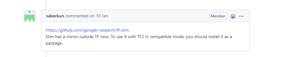 Tf-slim 有一个独立于 tensorflow 的镜像可以以 tf.compat.v1 兼容模式下使用，安装该 包即可