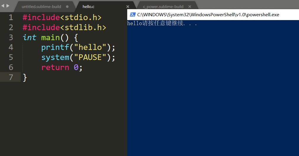 windows sublime text3编译运行cshellScorpion的博客-