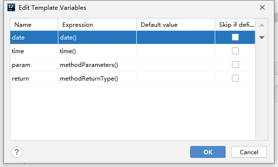 Set class comment and method comment in IntelliJ IDEA - Programmer Sought