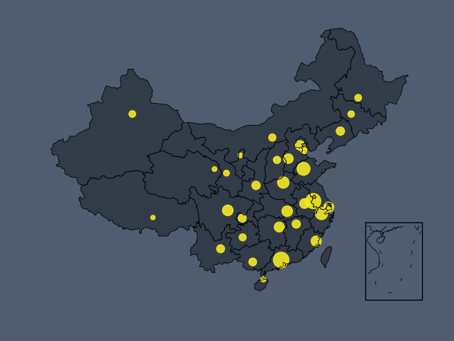 从零实现 中国地图数据可视化 python selenium matplotlib