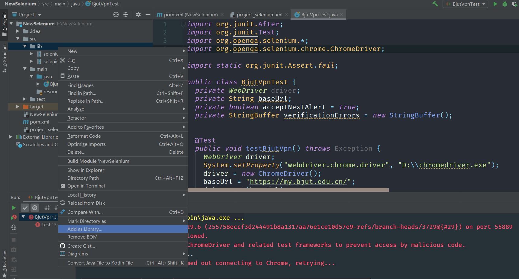 【selenium+Java】IntelliJ IDEA 和Eclipse 创建selenium脚本运行环境中 加载library的操作pythonJohnnysc的博客-