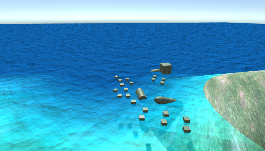 本质上就是uv动画,需要的重要素材有两种,一是法线贴图,二是方向贴图.