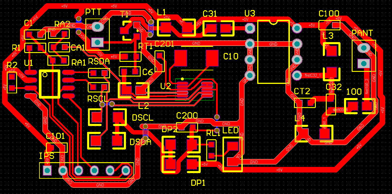 ▲ PCB板设计