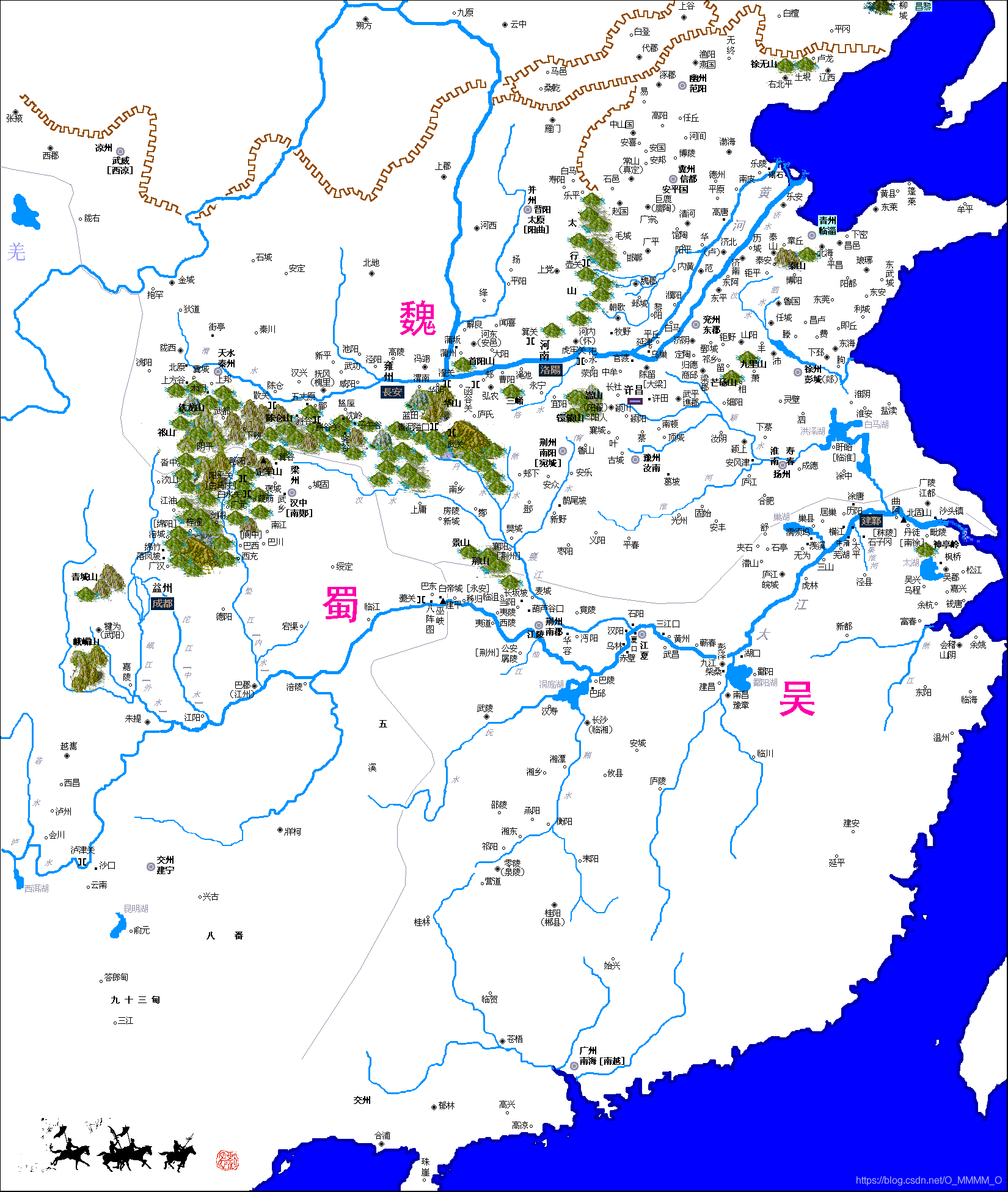 [外链图片转存失败,源站可能有防盗链机制,建议将图片保存下来直接上传(img-5pmzlx0k-1589713646917)( ./images/threeKindoms/三国郡县.png)]