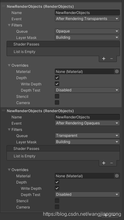 URP 渲染顺序设置 RenderObjectsURP,render order,渲染顺序王王王渣渣的博客-