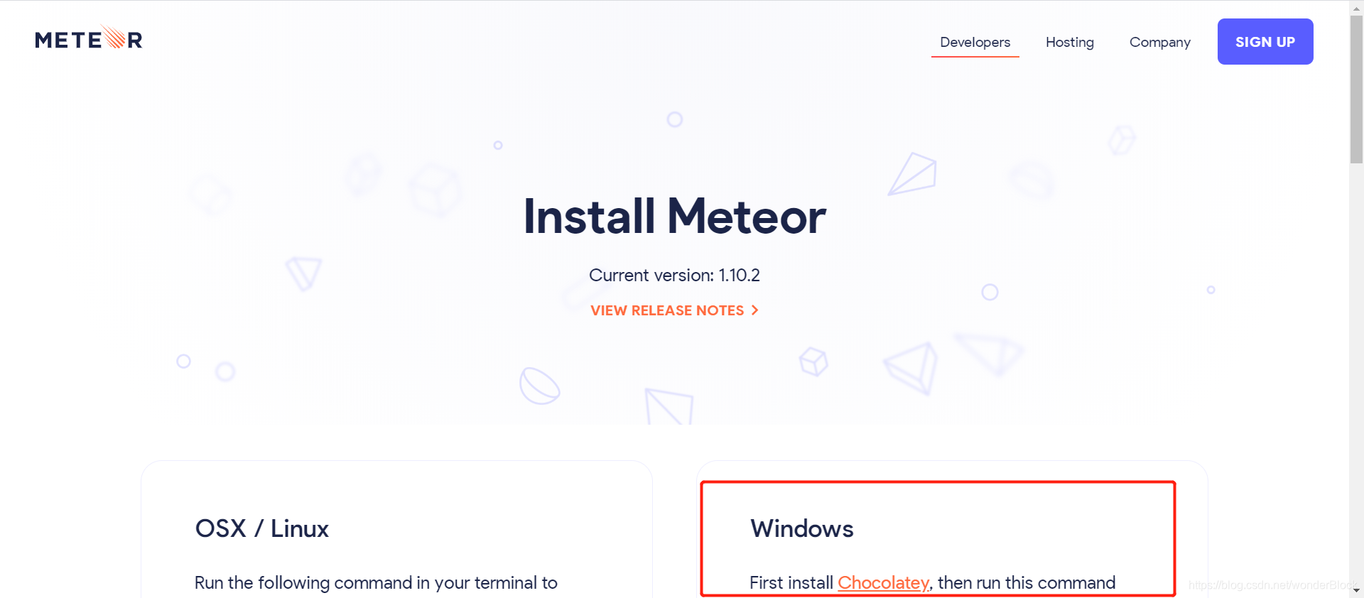 Windows Meteor 第04篇 Windows平台安装meteor_windows安装meteor-CSDN博客