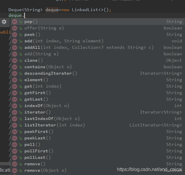 Java双向队列Dequejavaandcaicai的博客-