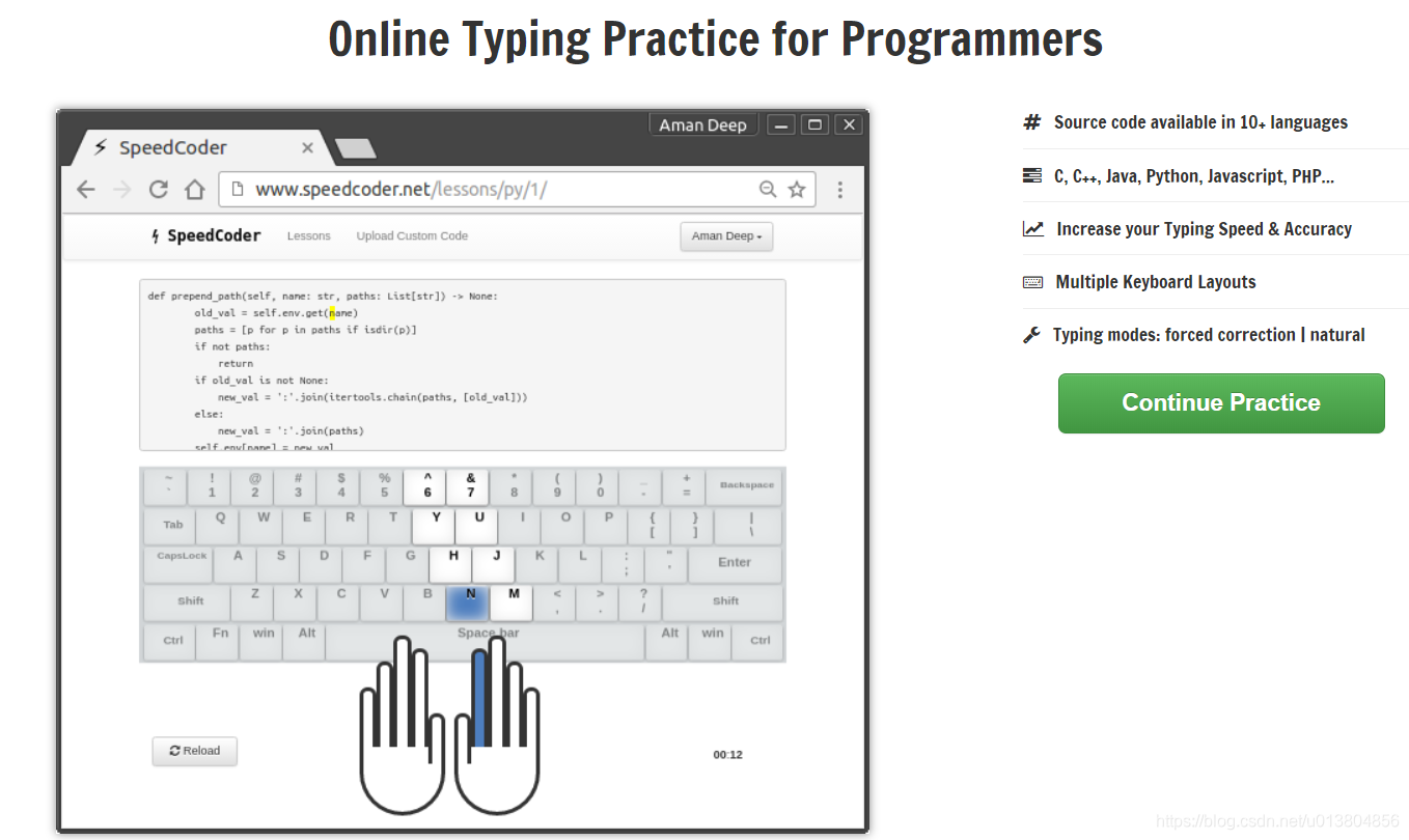 Coding Text Speed 编码速度练习网站-coding speed practice_练习编码速度的网站-CSDN博客