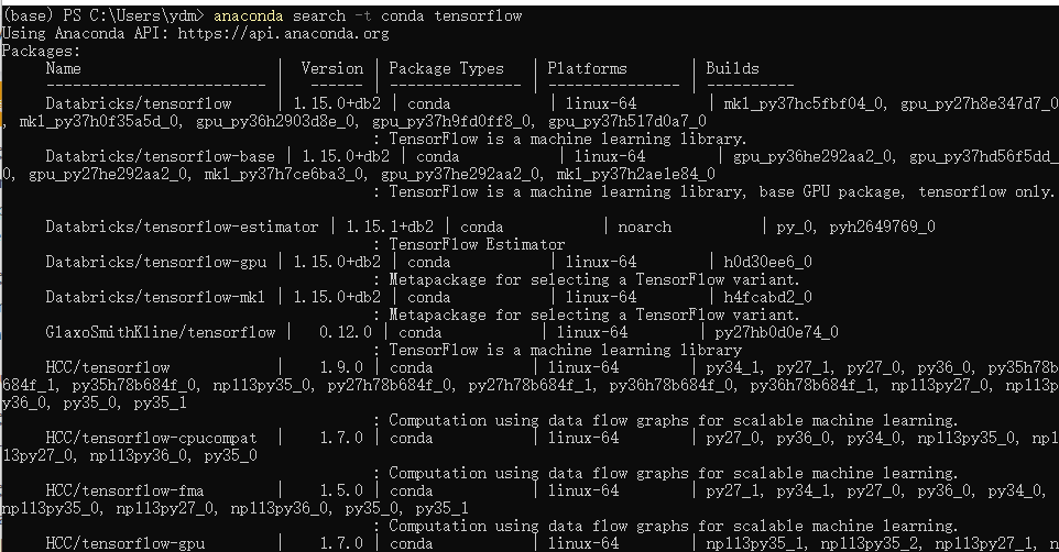 Anaconda环境下的tensorflow版本安装及查看_ancacoda中如何查看tensorflow版本-CSDN博客