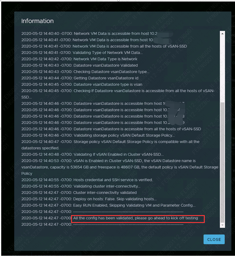 hcibench ip assignment failed