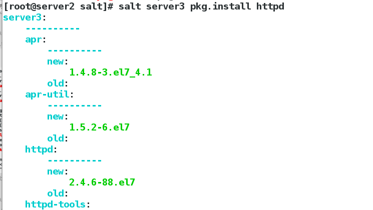 例如:salt * test.ping ## *是所有被添加的minion,需要加单引