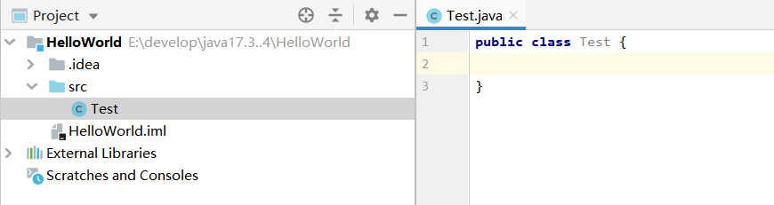 输入Test(测试)后回车