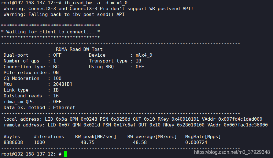 Infiniband网络测速_infiniband 速度-CSDN博客
