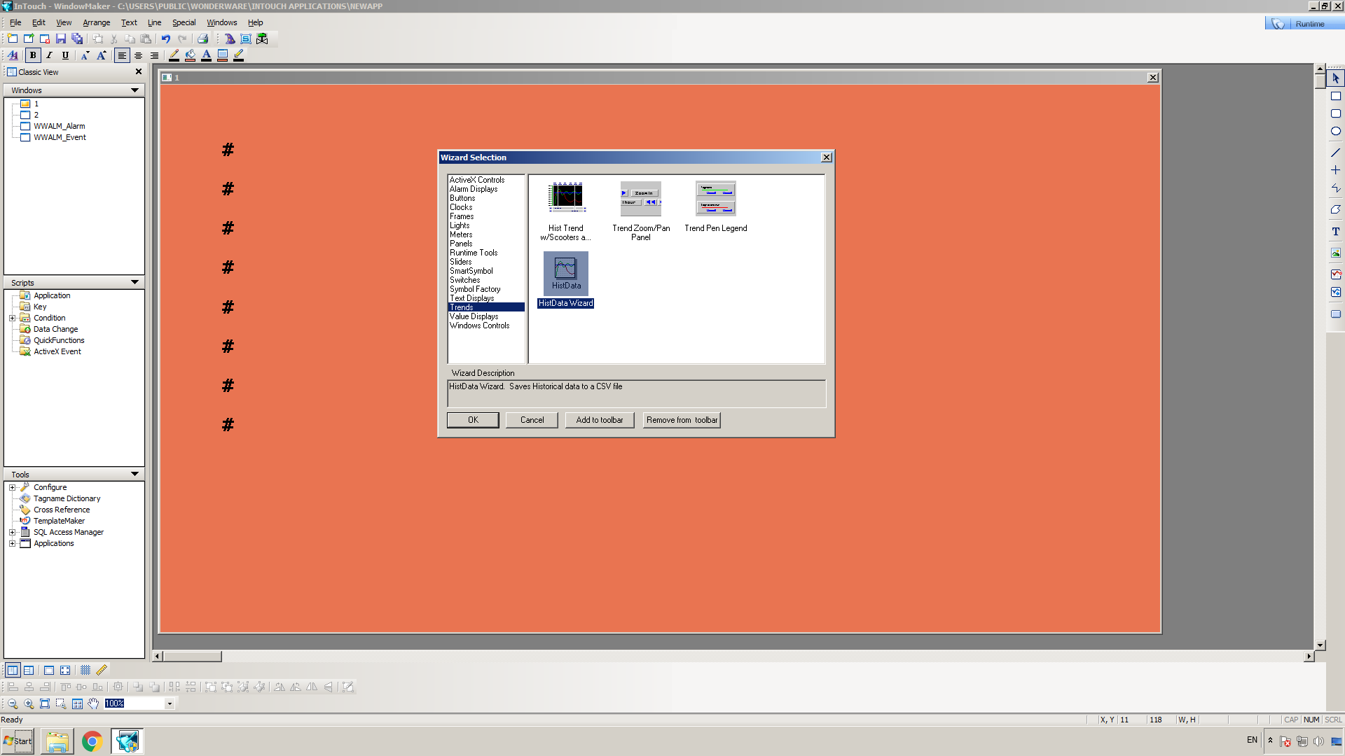 Intouch制作报表和导出Excel(手把手敲代码)_intouch数据导出csv文件-CSDN博客