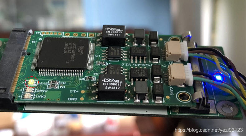 minipcie接口can卡配套通用测试软件LCANTest进行can帧的接收和发送yezi93123的博客-