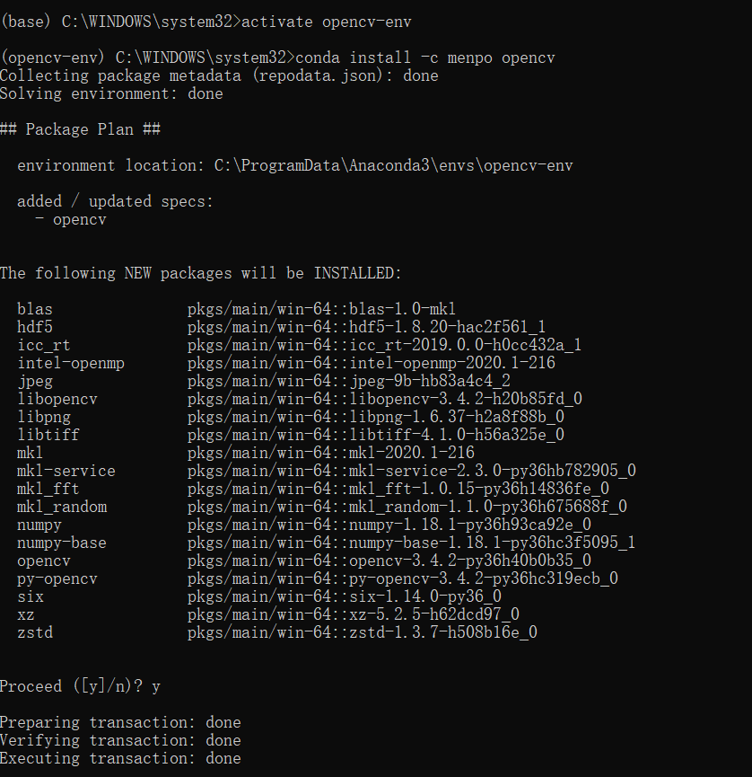 如何在Anaconda中安装Opencv和pillow_conda install pillow-CSDN博客