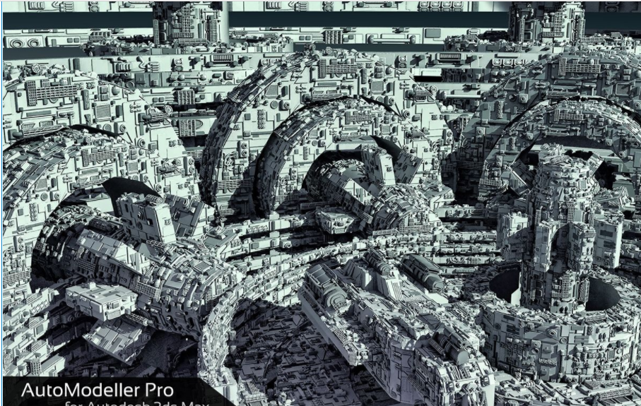 3Dmax超强笔刷式自动建模插件,牛的不行了!3Dmax,游戏建模,3d游戏游戏建模零基础入门教程-