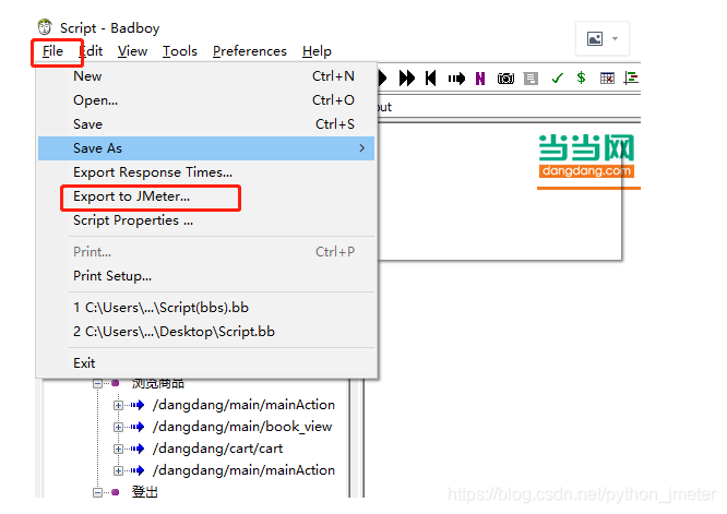 初学测试小白如何使用badboy录制性能测试脚本jmeter,软件测试pythonjmeter的博客-