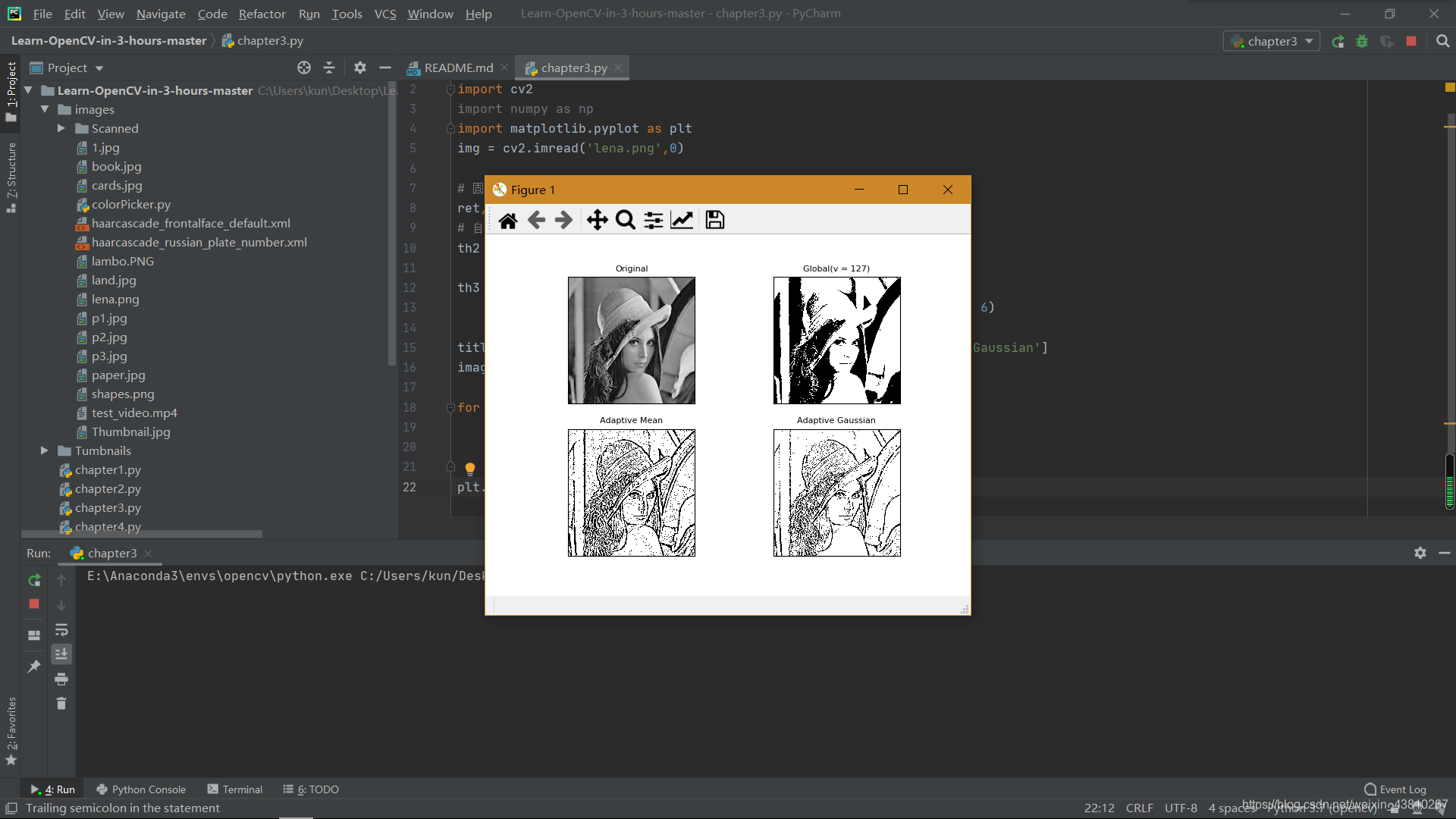 opencv-python 小白笔记(2)_python cv2 bgr2gray-CSDN博客