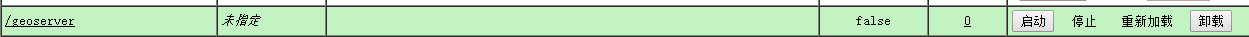 geoserver的运行状态为false