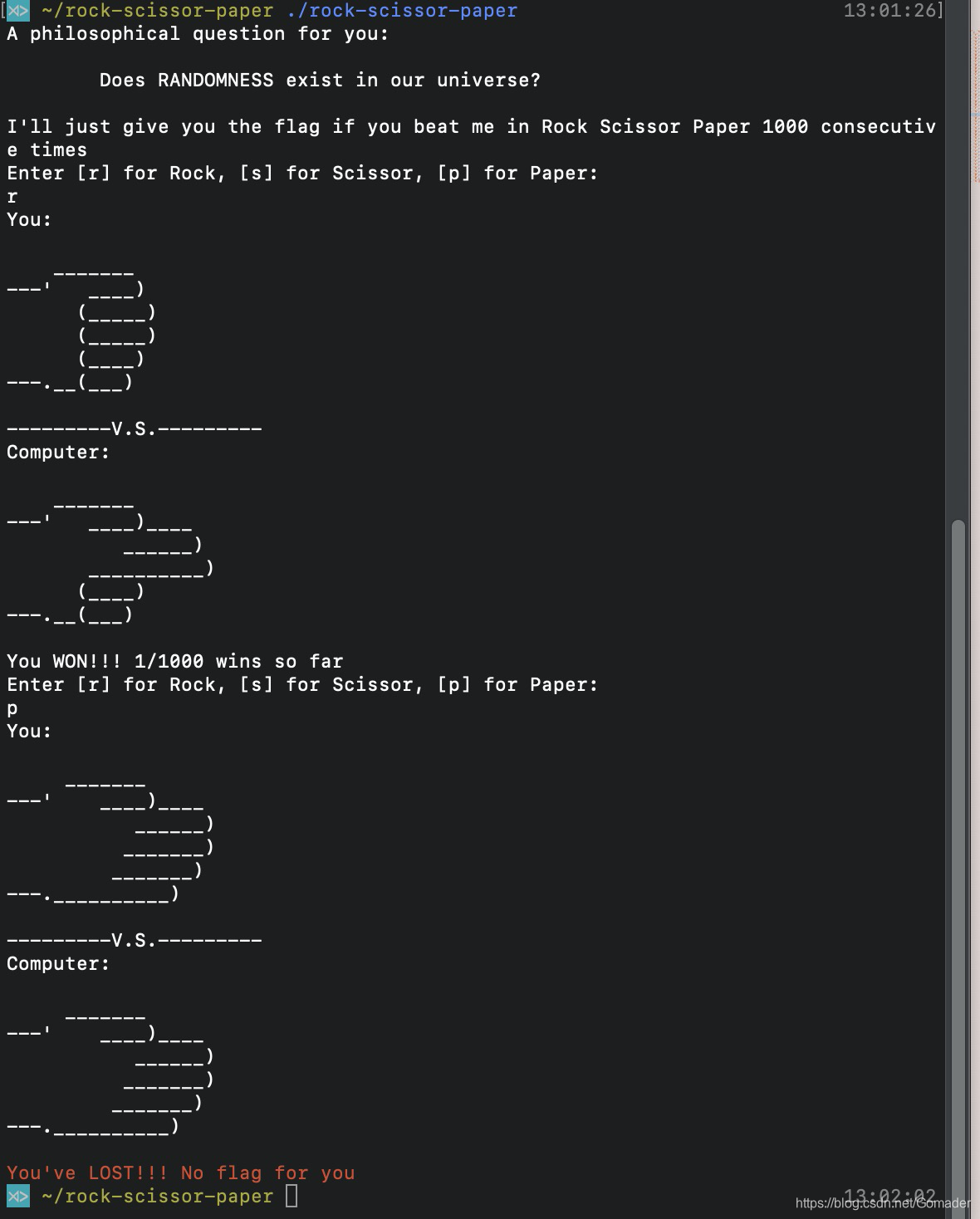 Python pwn 工具使用案例(基于一次ctf挑战赛)_ctf石头剪刀布-CSDN博客