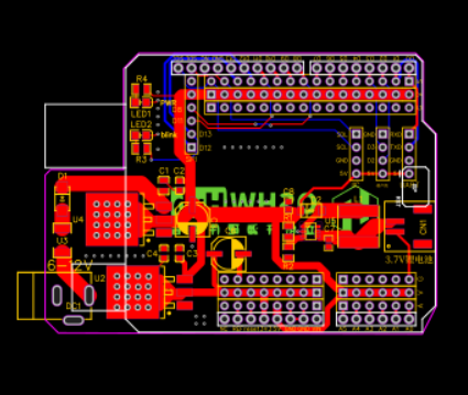 参加立创活动设计了一个Arduino UNO扩展板_自制uno板-CSDN博客