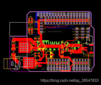 参加立创活动设计了一个Arduino UNO扩展板_自制uno板-CSDN博客