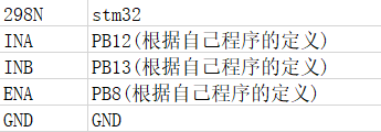 298N和stm32的接线