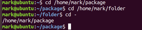 Linux中的cd命令用法详解