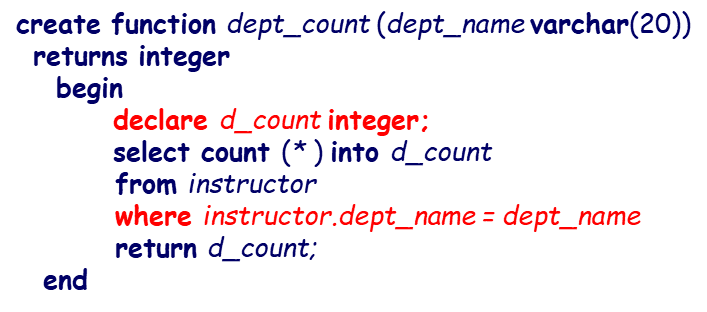 数据库SQL（三）：Function（函数）-CSDN博客