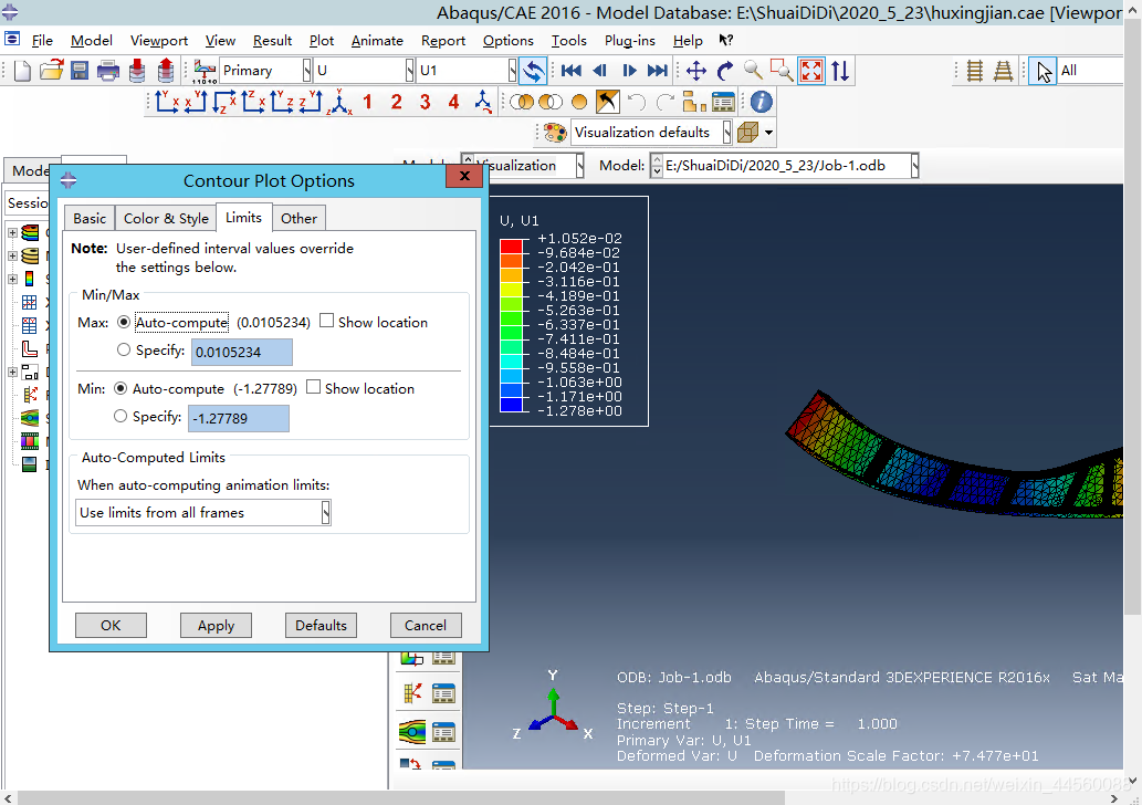 PYTHON实现abaqus后处理(1)_python abaqus后处理-CSDN博客