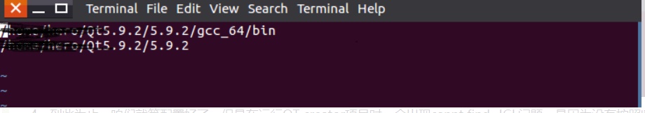 Qt5.9.2改为Qt5.9.0(根据自己的版本更改，表示是bin文件的安装路径）第二行也改为对应版本
