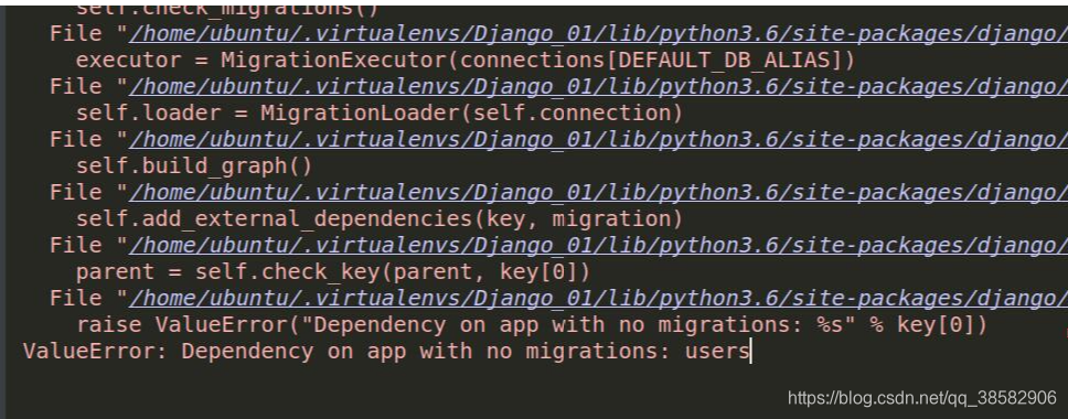 Djang框架-执行python manage.py runserver时提示ValueError_raise valueerror ...