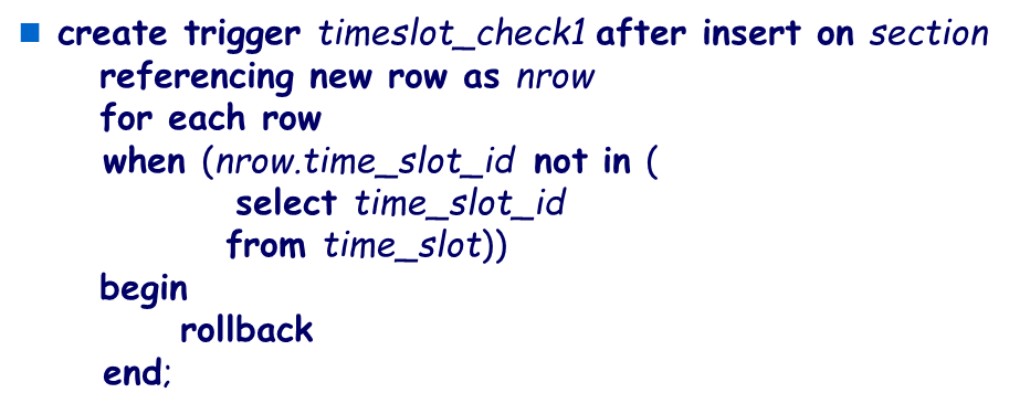Database SQL (6): Triggers (trigger) - Programmer Sought