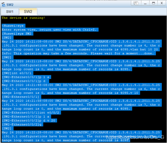 使用单臂路由,静态、默认路由实现不同vlan之间互通(课堂作业修改版本)网络,运维,交换机OraG的博客-
