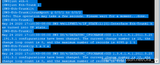 使用单臂路由,静态、默认路由实现不同vlan之间互通(课堂作业修改版本)网络,运维,交换机OraG的博客-