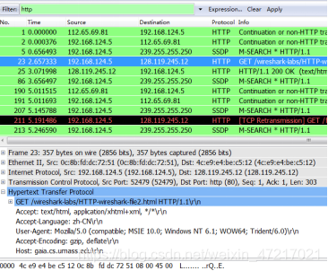 wireshark分析http协议 计网实验总结网络weixin47217021的博客-