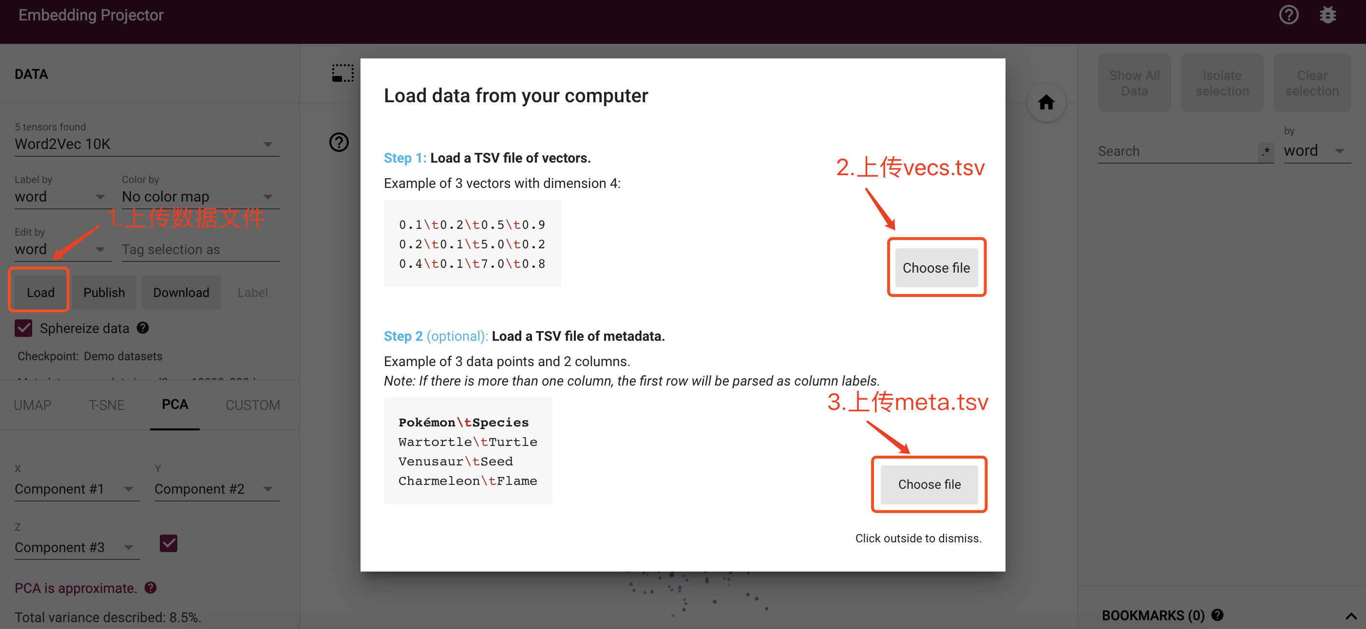 Tensorflow 2.x 嵌入层（Embedding）可视化 & Embedding Projector_tensorflow ...