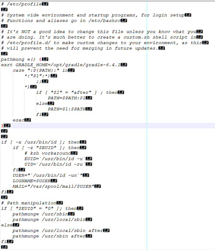 记一次坑爹报错之旅 -bash: /etc/profile: line 11: syntax error near unexpected token噢，乖-