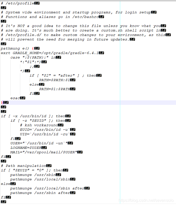 记一次坑爹报错之旅 -bash: /etc/profile: line 11: syntax error near unexpected token噢，乖-