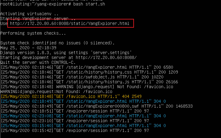 【netconf】yang-explorer部署/基于ubuntu18.04/python2.7/安装过程问题总结_netconf yang ...