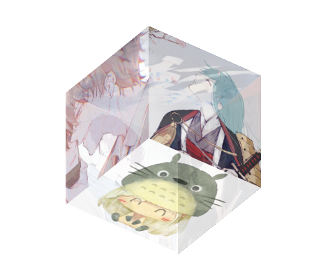 vue,实现3D盒子旋转相册