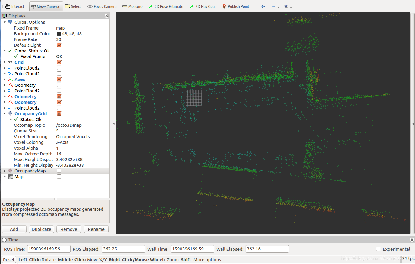 octomap使用及与PCL中pointcloud之间的相互转换处理_binarymaptomsg-CSDN博客